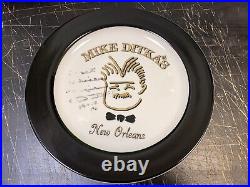 Mike Ditkas Restaurant New Orleans signed plate rare 12