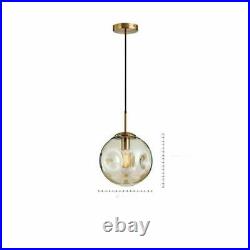 Modern 20/25cm Glass Hanging Lamp Nordic Dining Restaurant LED Pendant Lighting