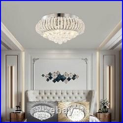 Modern Dimmable Crystal Ceiling Light Bed Room Living Pendant Chandelier Lamp