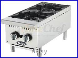NEW 12 Hot Plate Cook Top Range Atosa ATHP-12-2 Open Burner Stove