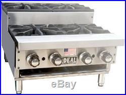 NEW 24 Commercial Hot Plate by Ideal. Made in USA. NSF/ETL approved