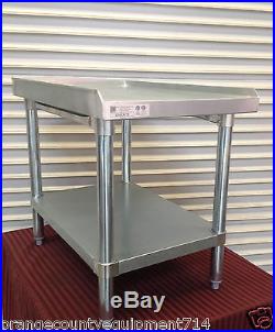 NEW 24 x 30 Equipment Stand Stainless Steel NSF #1133 Griddle Hot Plate 24 Base