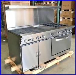 NEW 60 Single Oven Range Stove Top Griddle Broiler Hot Plate (NSF) USA Made