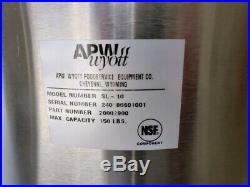 NEW APW Wyott SL-10 Shielded Drop-In Lowerator Dish Dispenser Restaurant Plates