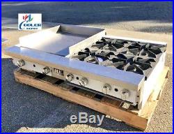NEW iDeal 48 Combination Griddle Grill Hot Plate Model IDGR-24HP24 Combo USA
