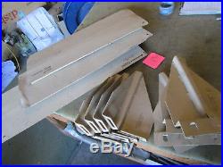 NOS Set of 8 Bow Mounts & 3 Bow Stiffner Plates for M1101 M1102 Military Trailer
