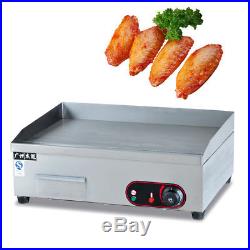 New Commercial Grilled Beef Steak Hot Plate BBQ Stainless Steel Electric Grill