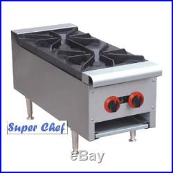 New! Gas Counter Top Hot Plate 2 Burner