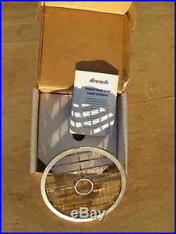 New Hobart 5/8 (15.0mm) Stainless Steel Food Processor Dicer Plate. For Fp's