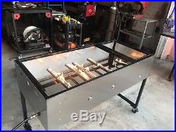 New. SS Taco Cart. 52 Flat Top 3/8 thick Griddle Plate + Steam. Made in USA