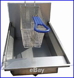 New. S/S Taco Cart. 48 Flat Top 3/8 thick Griddle Plate + Steam. Made in USA