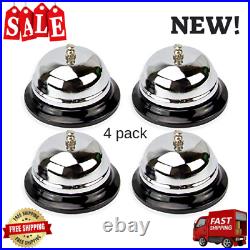 Nickel Plated Bell Call Restaurant Desk Hotel Lobby Office Supplies Serving New