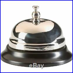 Nickel Plated Call Bell Restaurant Desk Hotel Lobby Office Supplies Serving New