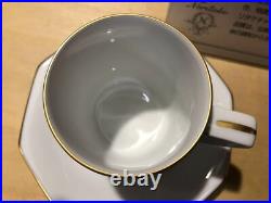 Noritake Contemporary White Coffee Cup 10 Cups Saucer Kappo Restaurant Ryokan Ho