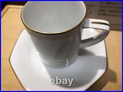 Noritake/Contemporary/White/Coffee Cup/Set Of 10 Cup Saucer/Kappo/Restaurant/Ryo