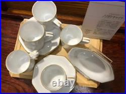 Noritake/Contemporary/White/Coffee Cup/Set Of 10 Cup Saucer/Kappo/Restaurant/Ryo