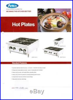 Nsf 12 Hot Plate Burner Gas Range Stratus Cook Restaurant Equipment