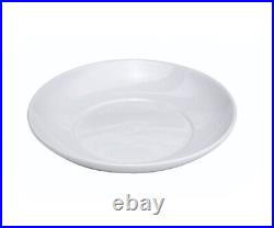 Oneida F8010000130 Buffalo Bright White Ware 7-7/8 Porcelain Plate 3 Doz