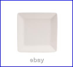 Oneida F8010000147S Buffalo Bright White 9½ Porcelain Square Plate 1 Doz
