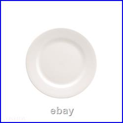 Oneida F8010000156 Buffalo Bright White Ware 11 Porcelain Euro Plate 1 Doz