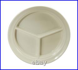 Oneida F9010000137 Cream White Buffalo 8.75 3 Comp Porcelain Plate 1 Doz