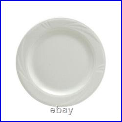 Oneida R4510000152 Buffalo Bright White Ware 10-5/8 Porcelain Plate 1 Doz
