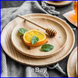 Plate Tray Display Restaurant Supply Household Wooden Plate Food New Hot Sale