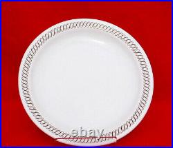 Pyrex Regency Brown S Scroll 7 1/2 Plates Restaurantware Lot of 29 C1024