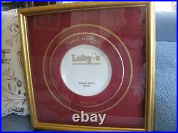 RARE 1987 Framed Plate Luby's 100th Built Restaurant Round Rock, Texas AWESOME