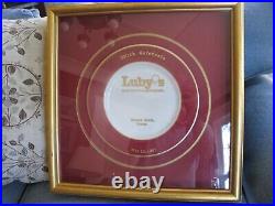 RARE 1987 Framed Plate Luby's 100th Built Restaurant Round Rock, Texas AWESOME
