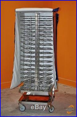 RATIONAL MOBILE PLATE RACK With INSULATED COVER HOOD
