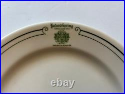 Railroad Plates Early 1900's Maine, Poland Springs Resort Restaurant Ware China
