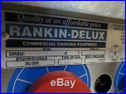 Rankin Delux 636 E Floor Model Hot Plate 6 Burners 36 Wide STEP UP