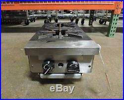 Rankin-Delux RDHP-212-C Commercial 2 Burner Countertop Gas Hot Plate