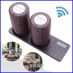 Restaurant Pager System Food Service Pager Keyboard Pager With 20x Pagers 110V