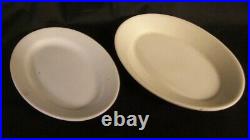 Restaurant Supplies 6 OVAL CHINA PLATES 7.5 and 8.25 long