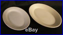 Restaurant Supplies 6 OVAL CHINA PLATES 7.5 and 8.25 long