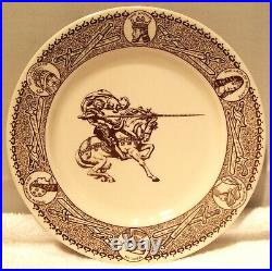 SUPER RARE Shenango China King Arthur's Court Camelot 10.5 Restaurant Plate