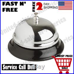 Service Call Bell Nickel Plated Restaurant Desk Hotel Lobby Office Supplies New