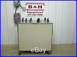 Servolift Eastern Triple 3 Plate Lowerator 10 Dish Caddy Dispenser Dolly Cart