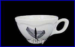 Shenango Restaurant Ware 2 Well Of The Sea Scarce 2.38 Cup & Saucer Sets 1957
