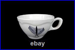 Shenango Restaurant Ware 2 Well Of The Sea Scarce 2.3 Cup And Saucer Sets 1957