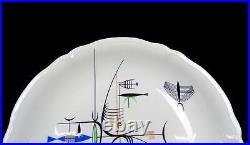 Shenango Restaurant Ware Well Of The Sea 10.75 Scarce Atomic Dinner Plate 1957