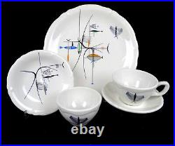Shenango Restaurant Ware Well Of The Sea 5 Pc Scarce 10 1/4 Place Setting 1957