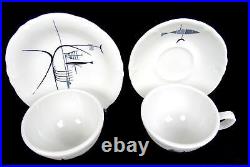 Shenango Restaurant Ware Well Of The Sea Scarce 5Pc 10.75 Place Setting 1957