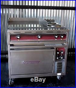 Southbend SE36D-TTB 36 Heavy Duty Electric Range With Round Hot Plates & Griddle