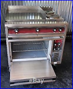 Southbend SE36D-TTB 36 Heavy Duty Electric Range With Round Hot Plates & Griddle