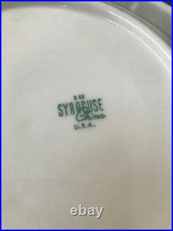 Special For Chantilly 1950s Syracuse Restaurant Ware 4 Oakleigh Dinner Plates