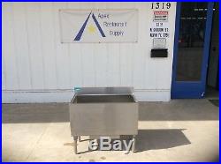 Stainless Steel 35x18 Underbar Insulated Ice Bin With Cold Plate #2840