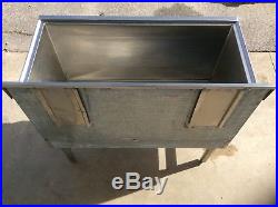 Stainless Steel 35x18 Underbar Insulated Ice Bin With Cold Plate #2840